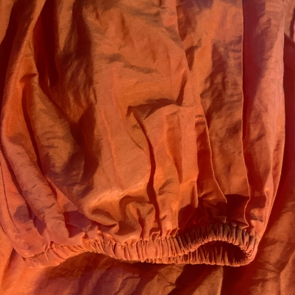 💐KOBI HALPERIN Kendall Cotton & Silk Blend Blouse Tangerine size M - Picture 7 of 11